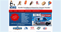 Desktop Screenshot of kingoficecream.com