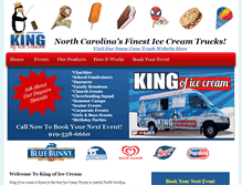 Tablet Screenshot of kingoficecream.com